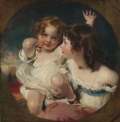 Die Calmady-Kinder (Emily, 1818–1906, und Laura Anne, 1820–94), 1823 von Thomas Lawrence